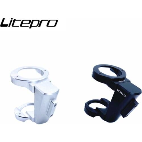 Litepro For Birdy 2 3 Bicycle Front Shelf Mount Carrier Adapter Pig Nose Pannier Adapter Folding Bike Block Bracket