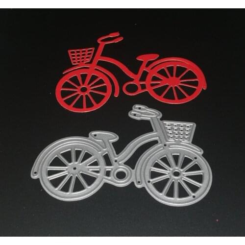 Metal bicycle cutting dies Stencils for DIY Scrapbooking photo album Decorative Embossing DIY Paper Cards bike