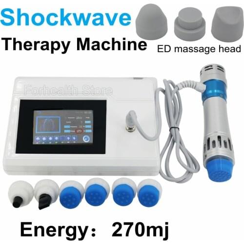 Shockwave Therapy Equipment For Erectile Dysfunction Pain Relief Body Relax Massager Shock wave physiotherapy 10-270mj