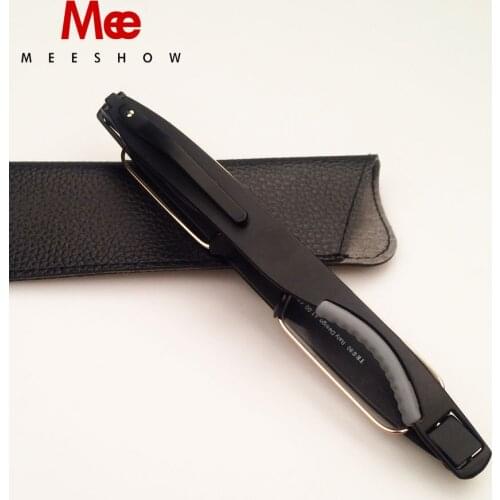 Pod Reading Glasses TR90 Resin Lens Men Women Stainless Steel Reading Eyeward 360 Flex +1.0 ~ +3.5 Power Case Included 6112