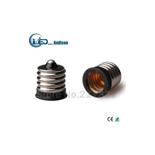 E17 TO E12 adapter Conversion socket High quality material fireproof material E117 socket adapter Lamp holder