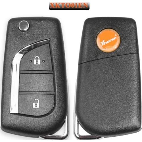 Xhorse XKTO01EN Universal Remote Key for T-oyota 2 Buttons support VVDI Key Tool (English Version)