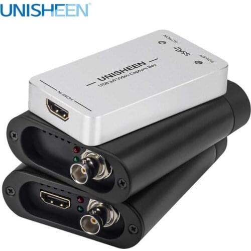 USB3.0 60FPS SDI HDMI VIDEO CAPTURE Box FPGA Grabber Dongle Game Streaming Live Stream Broadcast 1080P OBS vMix Wirecast Xsplit
