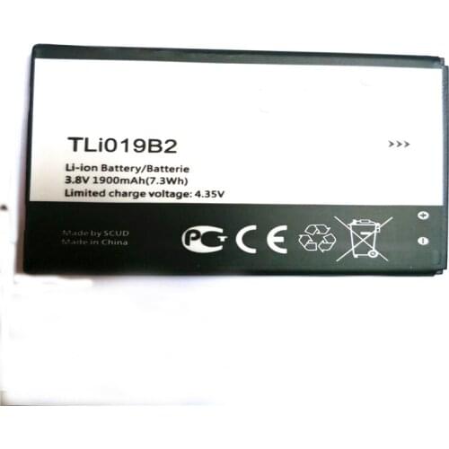 High quality NEW TLI019B1 TLi019B2 1900mAh Battery for ALCATEL one touch C7 OT-7041 7041D with phone stander