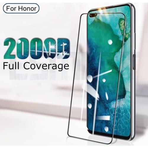 2000D 9H Tempered Glass For Huawei Honor 9X 9A 9C 9S 10i 20i 30i 20s 30s 10 20 30 Lite Full Cover Screen Protective Glass Film