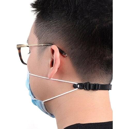 10pcs Face Mask Band Extenders Mask Elastic Strap Adjuster Protect Ear Reusable Face Mouth Cover Accessories Mascarilla 2021