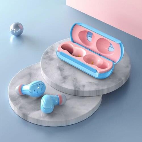 Fineblue Qmini TWS Bluetooth Wireless Headphones Wireless Earbuds 5.0 TWS Earphone for All Smrat Phone 15 minutes fast charging