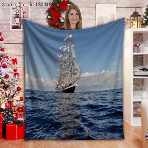 Large Steamship Blanket 3D Branches Print Outdoor Fleece Blanket Koala Throw Blanket For Bedroom Nap Office Blanket Home Decor