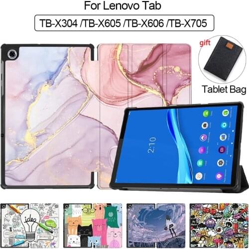 MTT Tablet Case For Lenovo Tab 4 10 Plus TB-X704L TB-X704F TB-X704N 10.1 inch Funda PU Leather Flip Stand Cover Protective Shell