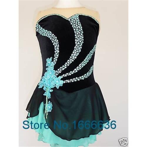 Hot Sales Competition Figure Skating Dress Hot New Brand Skating Dress With Spandex For Girls DR3188