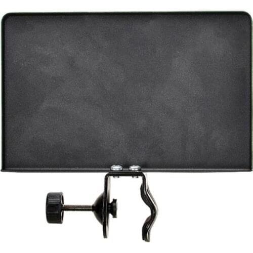 K5DB 200x130MM Sound Card Tray Live Broadcast Microphone Rack Stand Tray Tripod Phone Clamp Holder for Outdoor Singing Devices