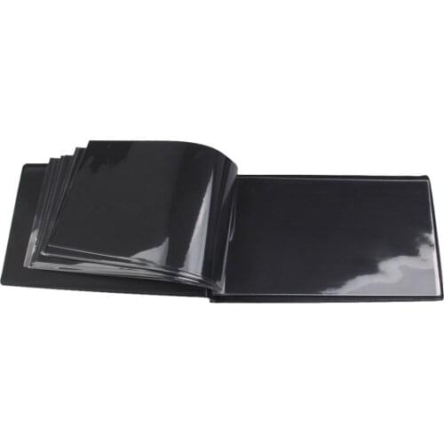 20 Pockets Page Book Collection Ticket Coins Banknote Stamps Photo Protection Paper Money Album Currency Leather Note Storage