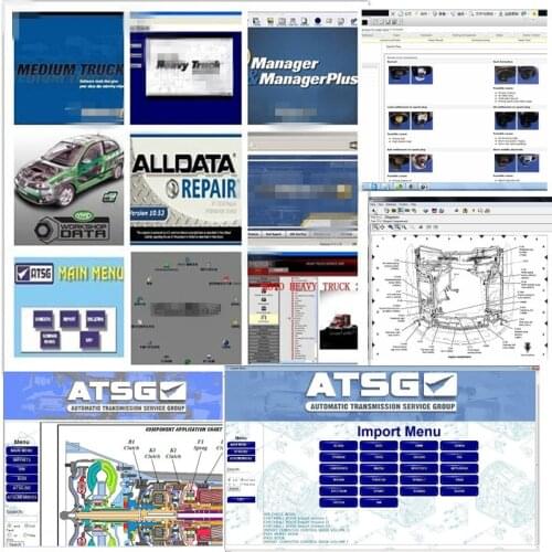2020 hot Alldata Mit../chell Software AutoData 3.45+All data 10.53+mitc//hell on 2015+ElsaWin+Vivid+atsg 24 in 1tb HDD DHL free