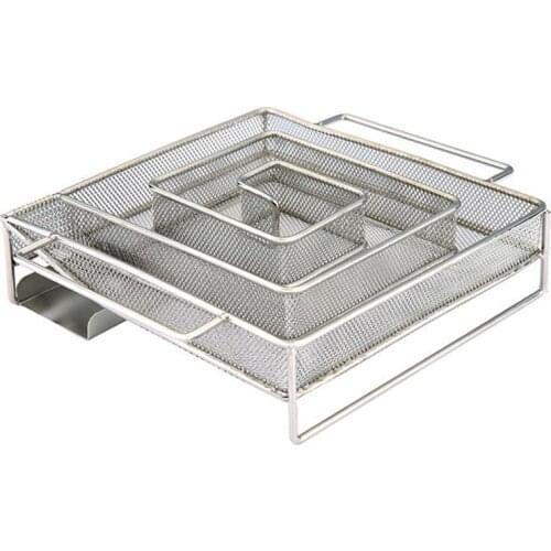 Metal Cold Smoke Generator Pellet Smoker Basket Round Square Hexagon Shaped Smoking Meshes for Salmon Bacon BBQ Grilling Tool