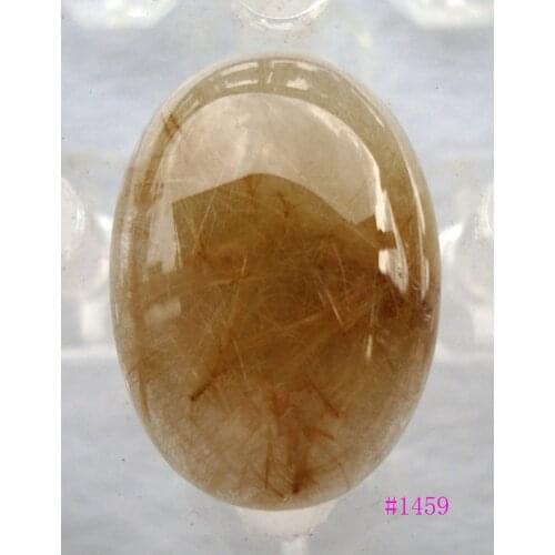 Natural Golden Rutilated Quartz Oval accessori Suitable for pendants Women Jewelry Accessories Weddings Parties Birthday Gift