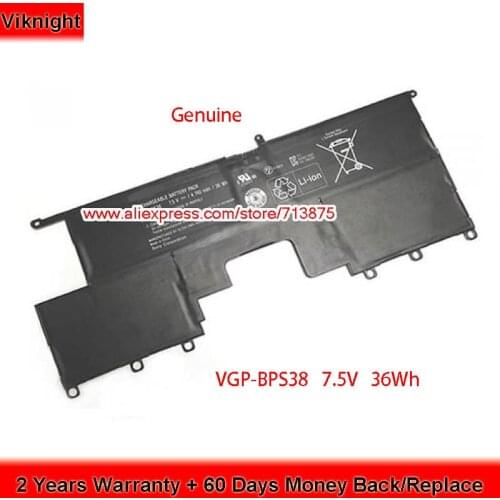 Genuine VGP-BPS38 Battery for SONY VAIO Pro 13 SVP11217PG SVP11217SCS P13 2200C P13226SC P13227SC SVP-32 SVP112100C SVP132A1CW