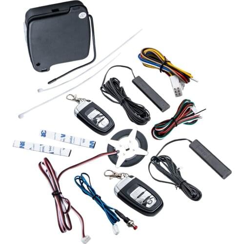 Start Push Button Remote Starter Keyless Entry Alarm System Engine DC12V 433MHZ