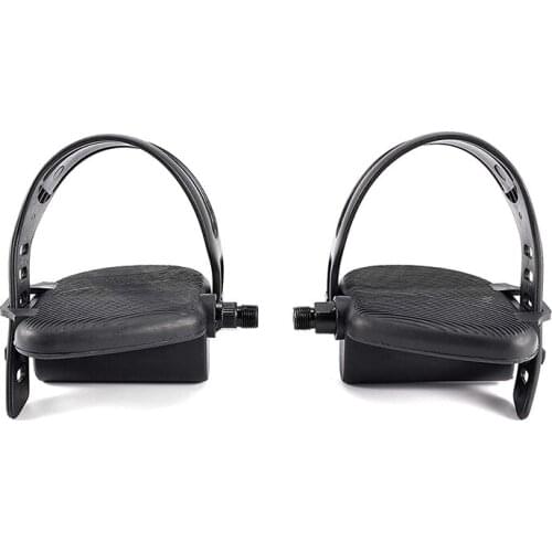 Bike Pedal Set Anti-slip Pedal Strap High Quality Pedal Set For Gym Bicycle Universal Foot Pedal Is Perfect For Realistic