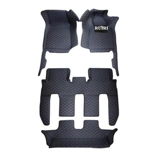 High quality! Custom special car floor mats for Right hand drive Tesla Model X 6 7 seats 2021-2015 durable waterproof carpets