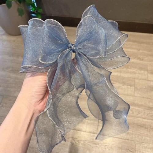 Princess Barrette Hair Clip Multi-layer Ribbon Bow Hairpins Hair Pins for Women Korean Headpiece Women Girls Hair Accessories