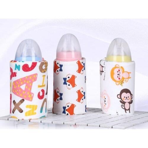 USB Charging Baby Bottle Multifunctional Warmer Heat Bag Portable Baby Bottle Bag Infant Feeding Bottle Baby Water Bottle Bag