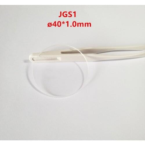40*1.0Mm Jgs1 Extreme Ultraviolet Fused Silica Glass Lens Filter Protection Window