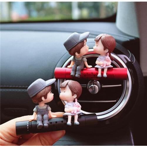 1pc Cute Car Air Freshener Car Diffuser Exhaust Air Outlet Perfume Clip Aroma Diffuser Interior Decoration Car Accessories