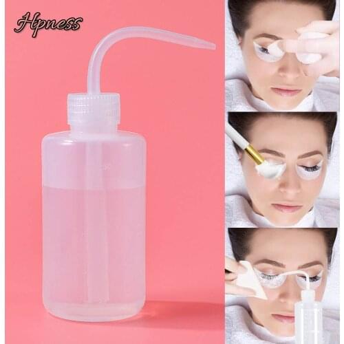 150/250/500/1000ML Eyelash Extension Cleaning Washing Bottle Makeup Elbow Narrow Mouth Tube Eyebrow Skin Care Remover Bottle