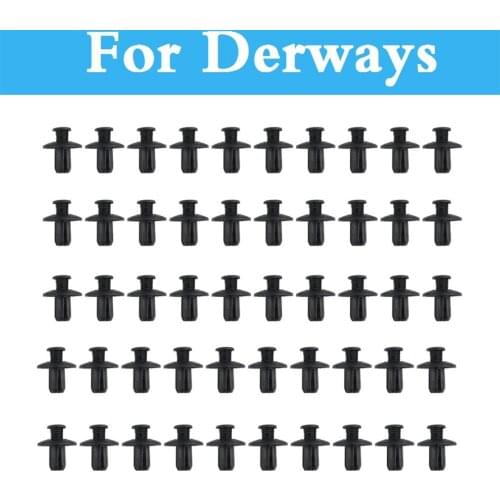 50Pcs 8MM Plastic Rivets Expansion Fastener for Bumper Fender car Clip For Derways Saladin Shuttle Aurora Cowboy Land Crown
