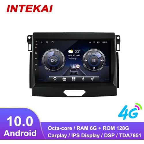 9"Android 10.0 Car Radio GPS Navigation autoradio multimedia player for Ford Ranger 2016 2019 head unit stereo