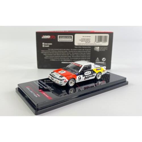 INNO Car 1:64 mitsubishisis Starion #9 mitsubishis Collection Metal Die-cast Simulation Model Cars Toys