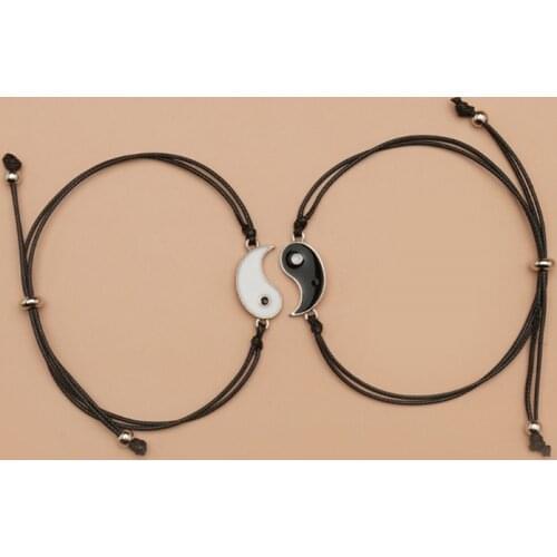 Promise Bracelet Friendship Gifts for Best Friend Mothers Day Matching Bracelets for Couples Sister Mom and Daughter P9YF