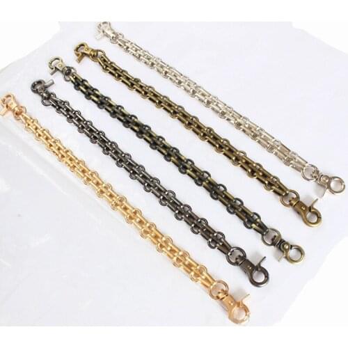 Long 26cm Metal Purse Chain Strap Handle Handle Replacement For Handbag Shoulder Bag Accessories Parts Handbag Chain 5 Color