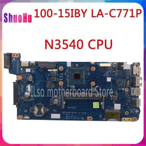 KEFU 100-15IBY Mainboard For Lenovo Laptop Motherboard AIVP1/AIVP2 LA-C771P DDR3L Test Work 100% Original DDR3 HM76