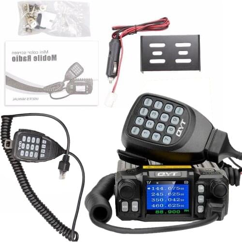 Mini Mobile Radio KT7900D Quad Band Quad standby 136-174MHz/220-260MHz/350-390MHz/400-480MHZ Car 4 Bands CB Radio