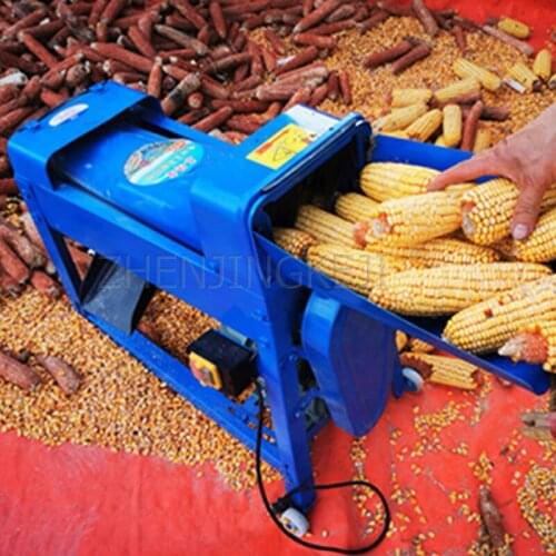 Corn Thresher Home Small 220V/2.2KW Electric Baogu Peeled Corn Kernels Fully Automatic Threshing Equipment Agricultural Tools