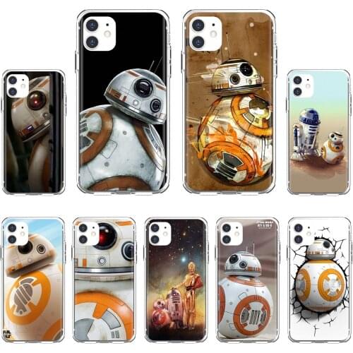 Star-Wars-Robot-Force-Awakens-BB8 For Xiaomi mi Redmi Note 3 4 4X 5 6 7 8 8t 9 9s 9t 10 pro lite Soft Cases Covers