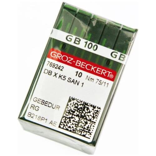 ORIGINAL GROZ-BECKET DB*K5 SAN NEEDLE OF EMBROIDERY MACHINE GOLDEN COLOR