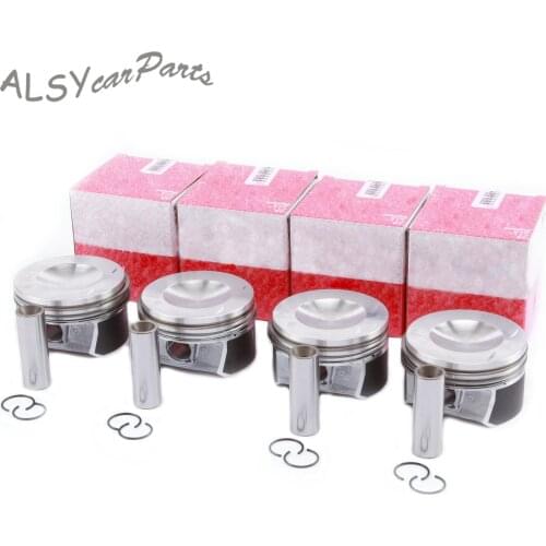2.0T Engine Pistons & Rings 06D107066C 20MM For Audi A4 S4 A6 S6 TTS Coupe VW Eos Golf GTI Jetta GLI Passat Skoda Seat Toledo