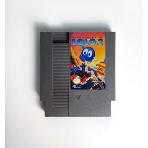 Adventures of Lolo 2 For 8 Bit Video Game Console 72 pins Game Cartridge Card For NES Video Game Console