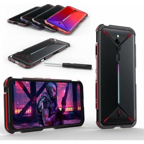ZTE Nubia Red Magic 3 3S NX629J Bumper Ultrathin Aluminum Metal Shockproof Hard Frame Case Cover for ZTE Redmagic 3 3S Bumper