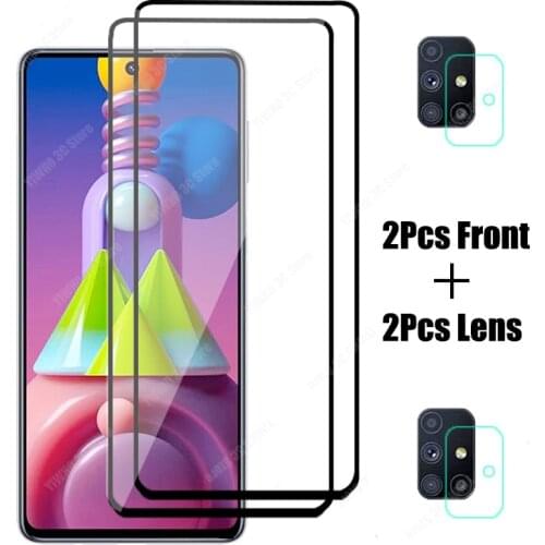 Protective Glass For Samsung Galaxy M51 2020 M31S M31 Camera Screen Protector Tempered Glass On For Samsung M21 M11 M01 Film