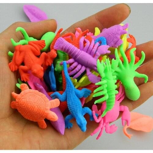 100pcs Water Growing Expandable Sea Creature Jungle Animals Dinosaurs Educational Toy Children Birthday Party Favors Gift