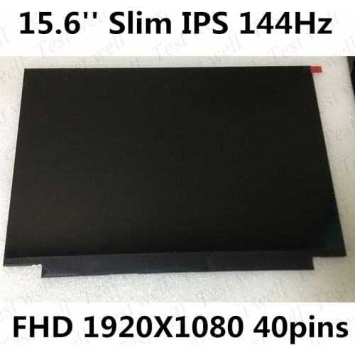 15.6'' FHD 144Hz 72% NTSC 40 Pins FHD IPS LCD Screen Display Panel For LP156WFG-SPB2 SPF2 NV156FHM-N4K LP156WFG-SPM1 5D10R19779