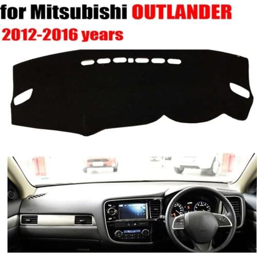 Car dashboard cover mat for Mitsubishi OUTLANDER 2012-2016 years right hand drive dashmat pad dash covers dashboard accessories