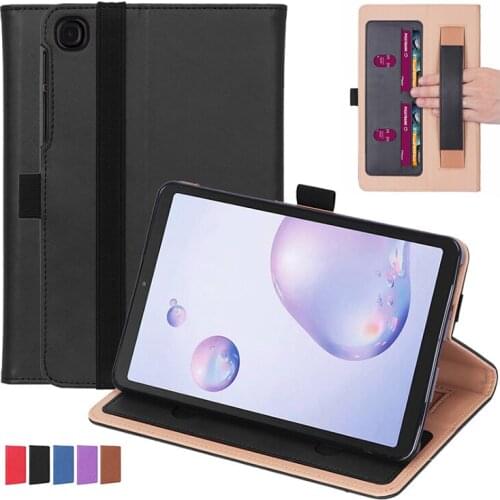 Vintage pattern case For Samsung Galaxy Tab A7 2020 SM-T500 SM-T505 SM-T507 10.4" Stand holder with card slots handrest Cover