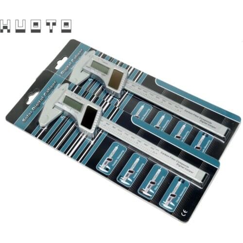 150MM/6" Solar Digital Vernier Caliper Solar carbon fiber digital caliper gauge,50pcs/lot