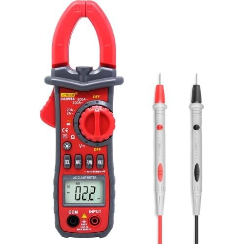 Digital Clamp Meter Handheld Multimeter AC/DC Voltmeter AC Ammeter Suitable For Testing Maintenance Of Electrical Equipment