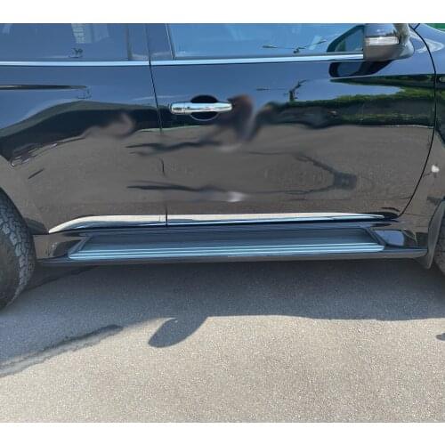 For Mitsubishi Pajero Sport Montero Sport 2019 2020 2021 Car Detector Side Door Body Cover Trim Sticker Molding Bumper Frame
