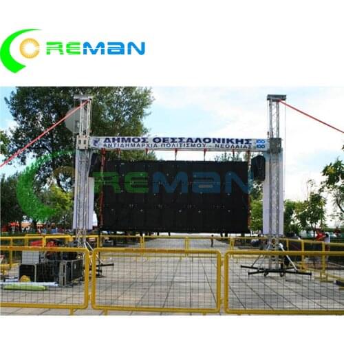 Good price out door matrix straight shenzhen P8 waterproof advertising led tv panel displays